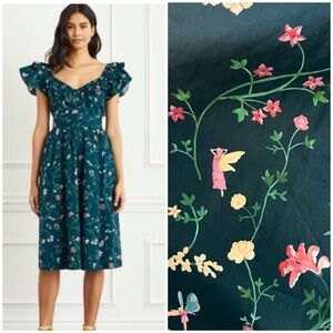 NWT Hill House Ava Dress in Moody Floral